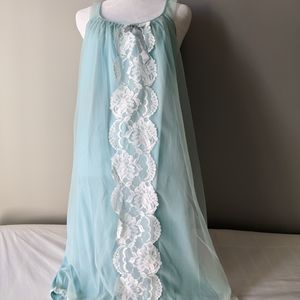 Berkliff vintage 80s nylon gown L